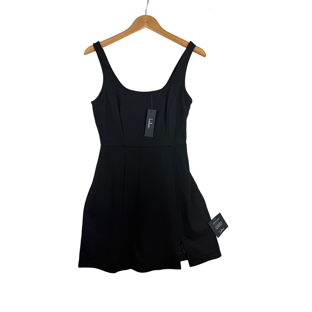 New Lulus Sleeveless Fit&Flare Mini Skater Dress size Small Black